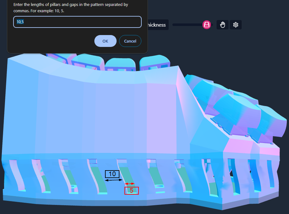 pillar size